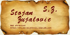 Stojan Zujalović vizit kartica